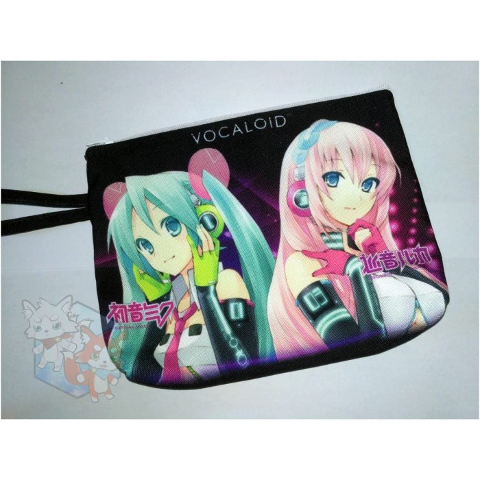 ANIME Dompet Pouch Vocaloid Hatsune Miku & Luka Megurine