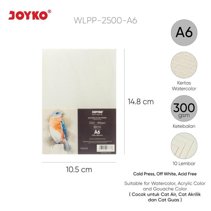 

TERLARIS! Watercolor Paper / Kertas Cat Air Joyko WLPP-2500 - A4