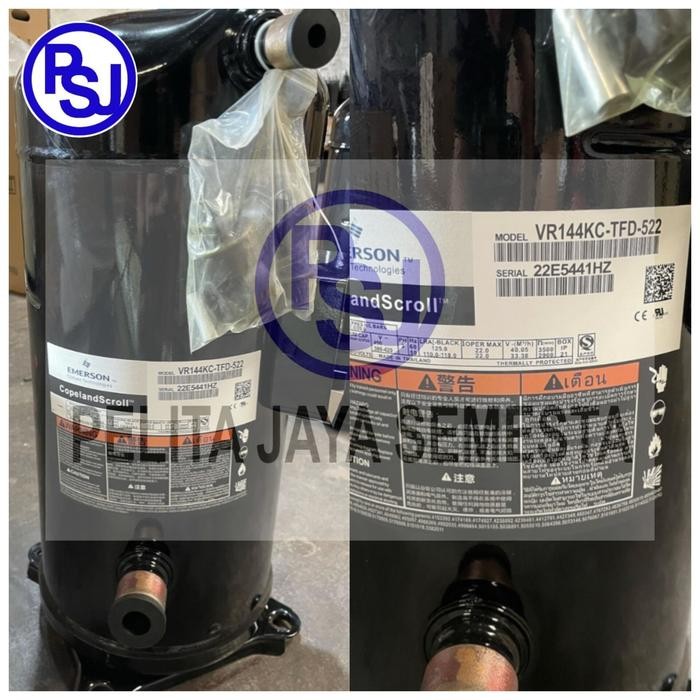 Kompresor AC Copeland VR144KC-TFD-522 / Compressor Copeland VR144KC TFD 522 SCROLL COMPRESSOR