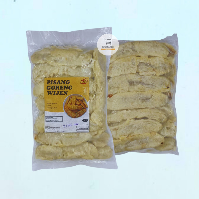 

NisoFood Pisang Goreng Wijen Isi 15pcs Frozen Halal Cemilan Beku