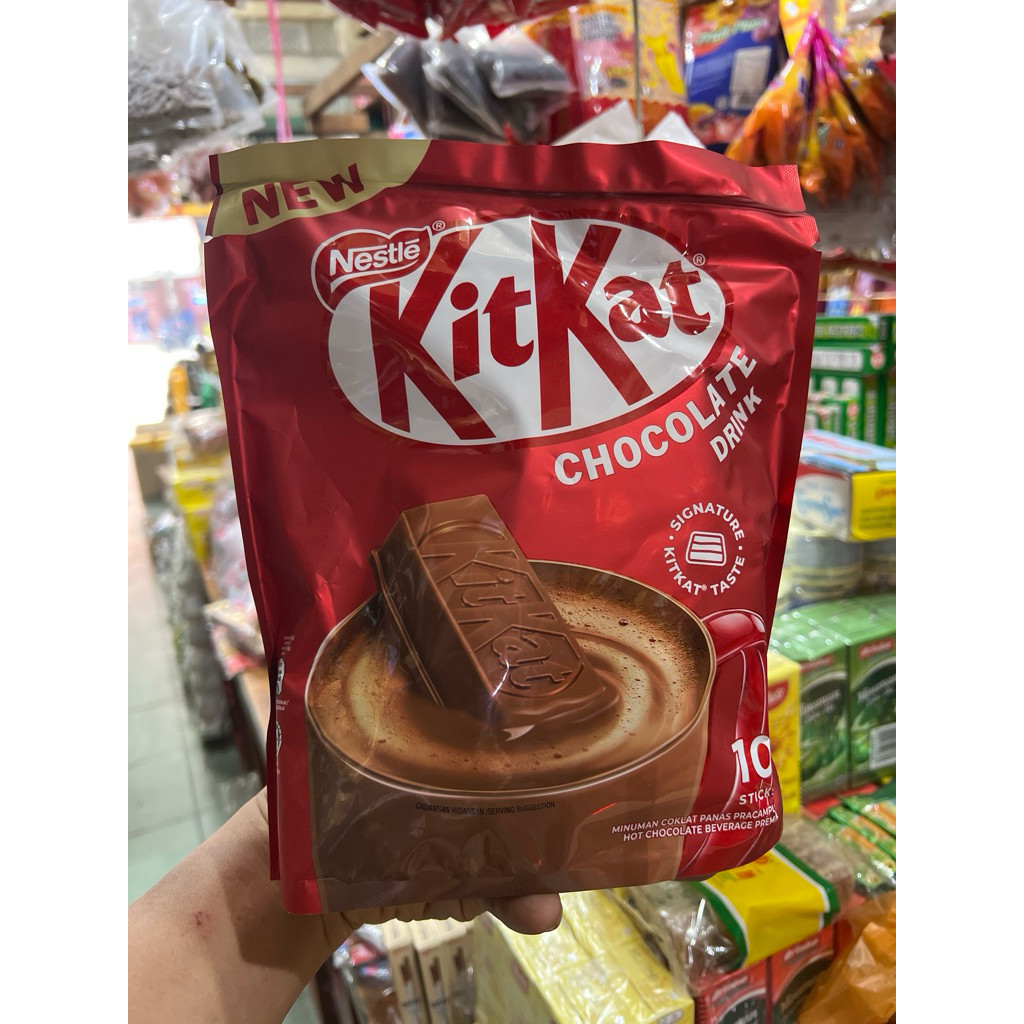 

kit kat chocolate drink isi 10stik