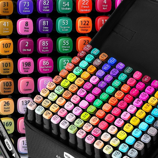 

JAMIN MURAH !!!Spidol Sketsa Dual Tip Warna Warni Sketch Marker 2 Sisi Kartun Marker Set 24/36/48/60/80 Warna(BISA LANGSUNG ORDER)