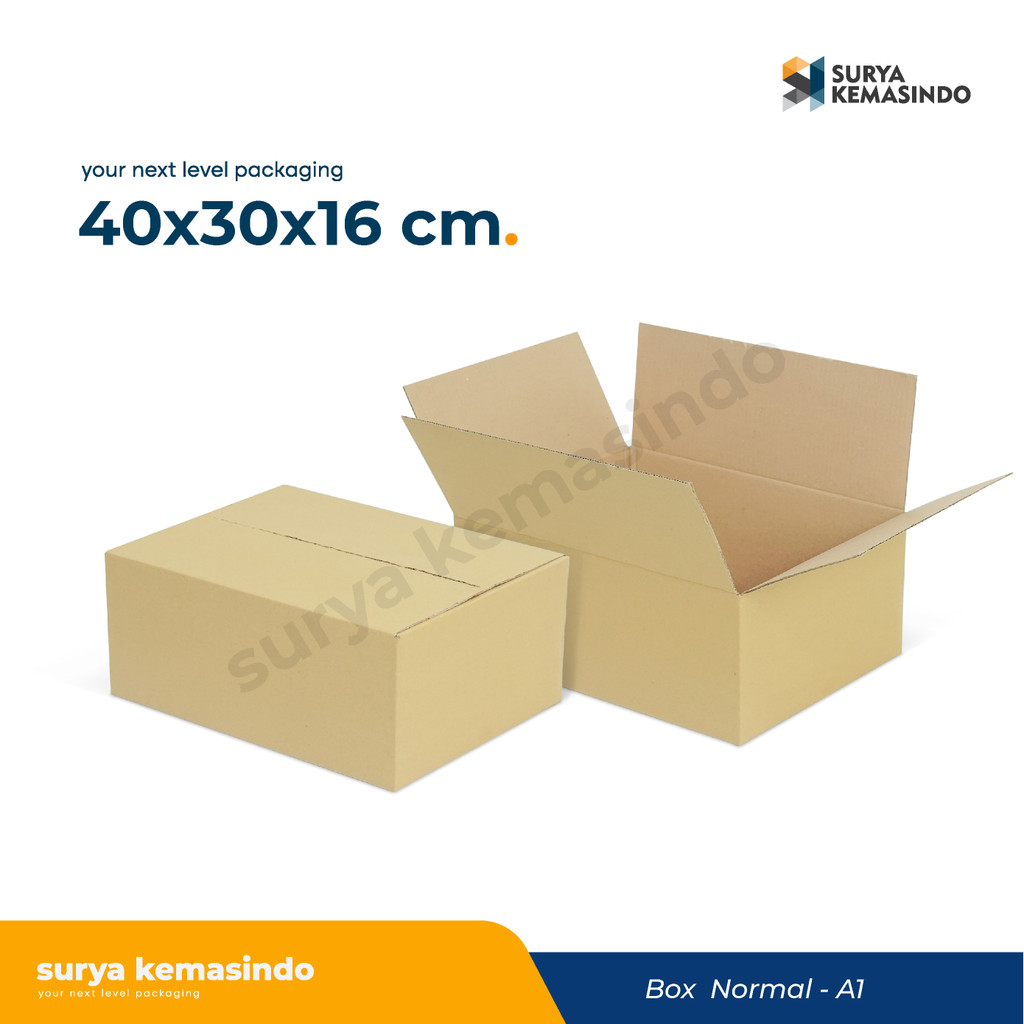 

Box 40x30x16 ( LAKER ) NormalBox/A1/Kemasan/Kotak/Kardus/KemasanKardus/Box/Tinggi10/Tinggi16