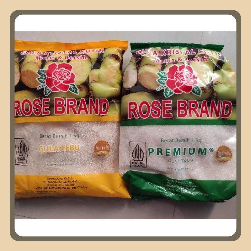 

Gula Rose Brand 1kg dll gula pasir all varian