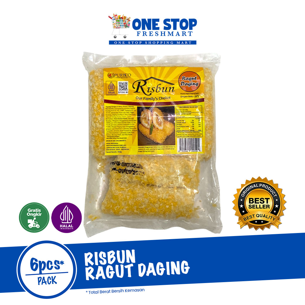 

RISBUN RISOLES RAGUT DAGING ISI 6PCS