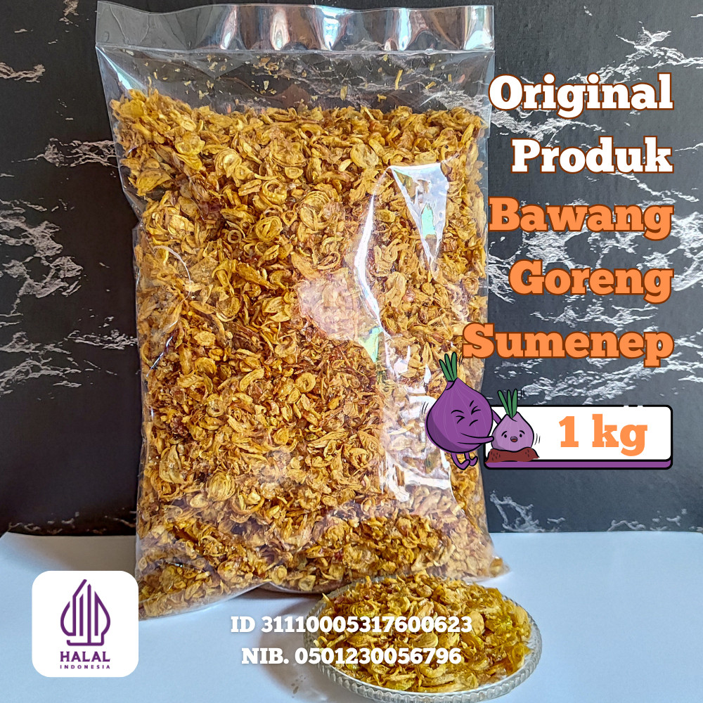 

Bawang Goreng Sumenep 1 kg - Eca Bawang