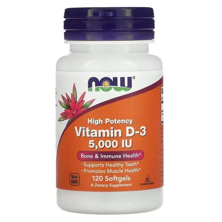 Now D3 5000iu 120 240 softgel vitamin d 3 5000 USA bukan blackmores - 120 Softgels