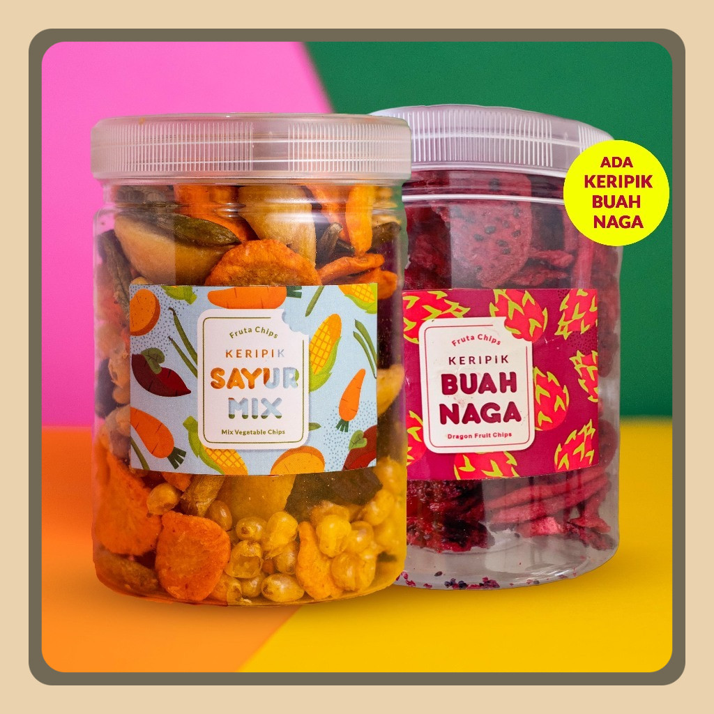 

APELICIOUS KERIPIK SAYUR MIX / BUAH MIX TOPLES (Wortel, Okra, Buncis, Brokoli)