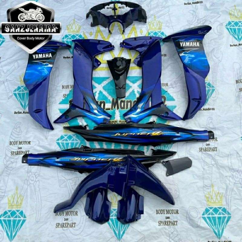 PROMO Body Jupiter Z Burhan Dek Body Alus Jupiter Z Burhan Fullset BAHAN TEBAL MIRIP ORIGINAL