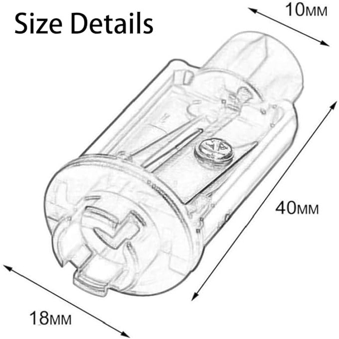 

Electric Pencil Sharpener Blade, Suitable for No.2/Colored Pencils(6-8mm)/School Pencil Sharpener/Classroom/Office/Home 4Pcs/Set