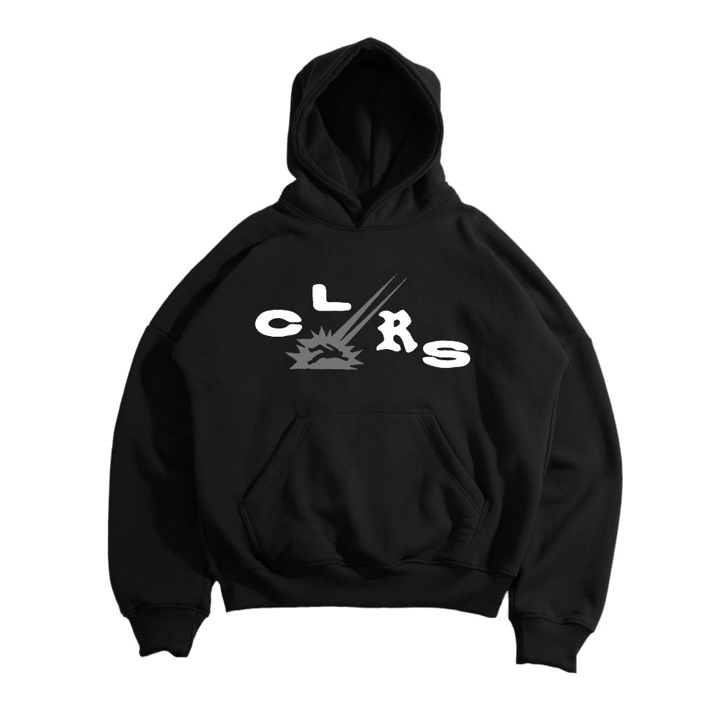 2025 Korean INS street styleReflektif  Hoodie Colourspace Black 24s cotton hoodie kaos