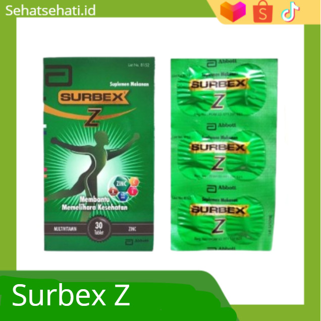 Surbex Z Vitamin E Zinc Box Isi 30