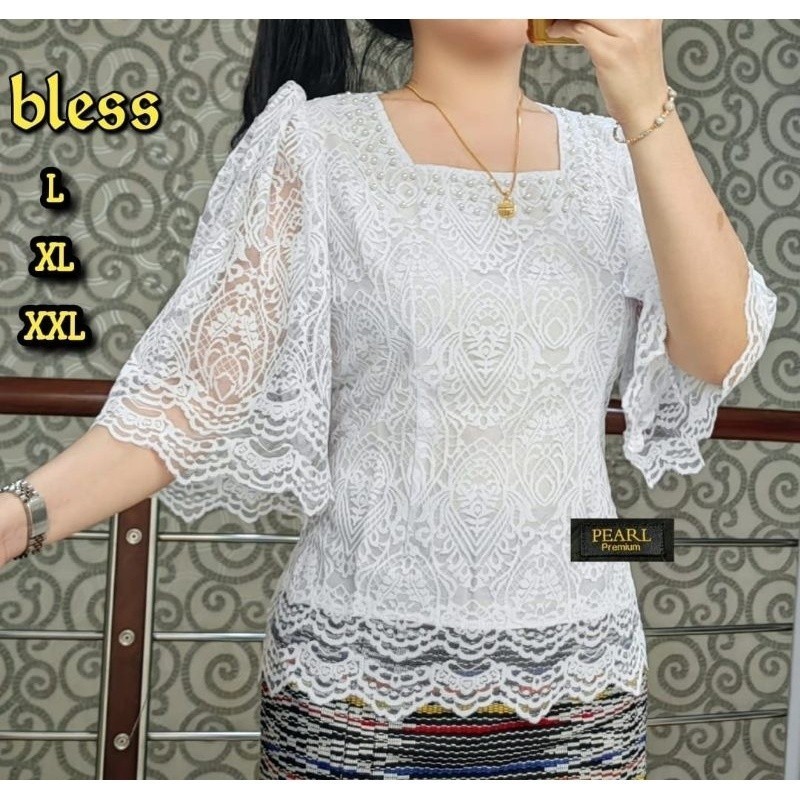 VK   MF SHOOPY BLUS RENDA MODEL TERBARU/ATASAN WANITA SEMI RENDA