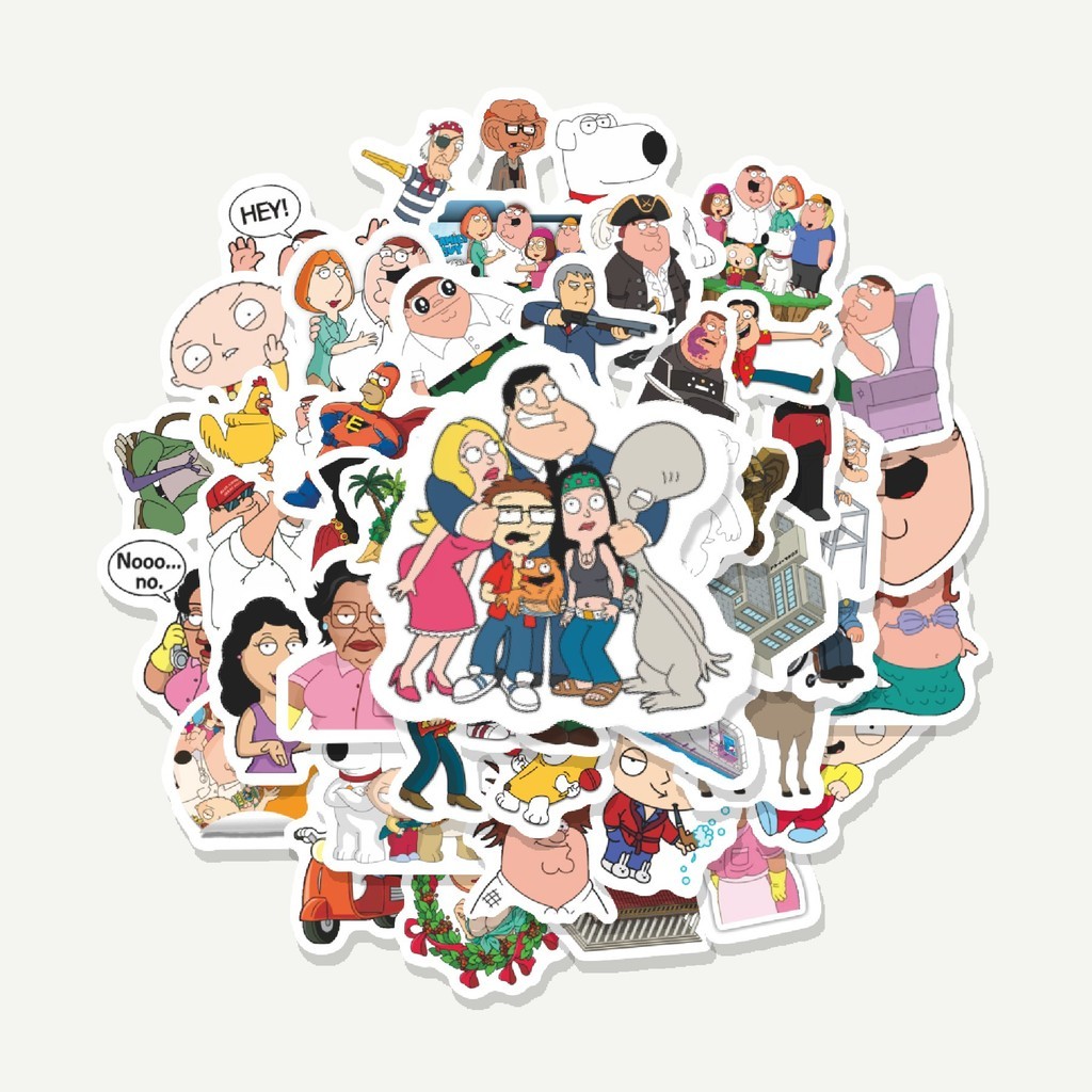 

Sticker Pack Sticker Kartun Family Guy Sticker | Sticker TUMBLR | Stiker LAPTOP KOPER HELM