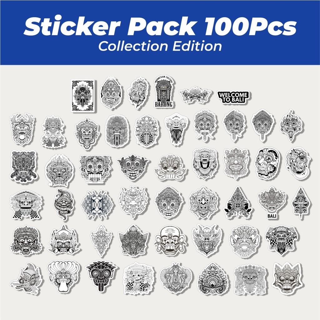 

Hot Stiker Aesthetic Wayang Black And White Lucu Anti Air Stikers Berperekat Waterproof Sticker Decal Buat Motor Helm Buku Journal Koper Casing HP Laptop Botol Minum