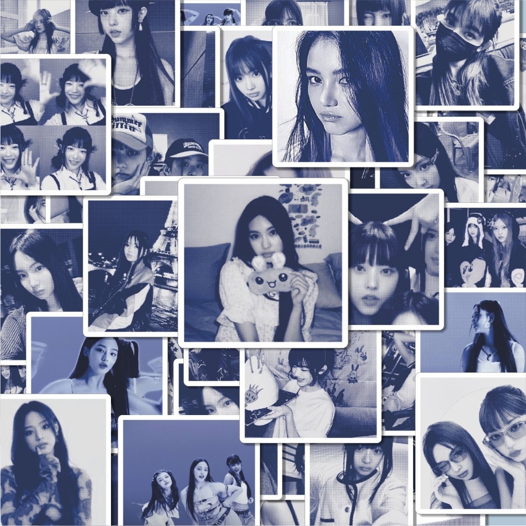 

Stiker Aesthetic Stiker Anti Air Stikers Berperekat Waterproof sticker decal buat Motor Helm Buku Journal Koper Casing HP Laptop Botol Minum Hadiah anak Stiker Album New Jeans V5 Dekorasi Lucu Kreatif untuk Notebook, Skateboard, HP