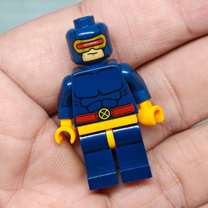 AKO,,, Mini Figure Lego X-Men Xmen Cyclops Marvel sh0117 Original Minifigs Brick 2ND