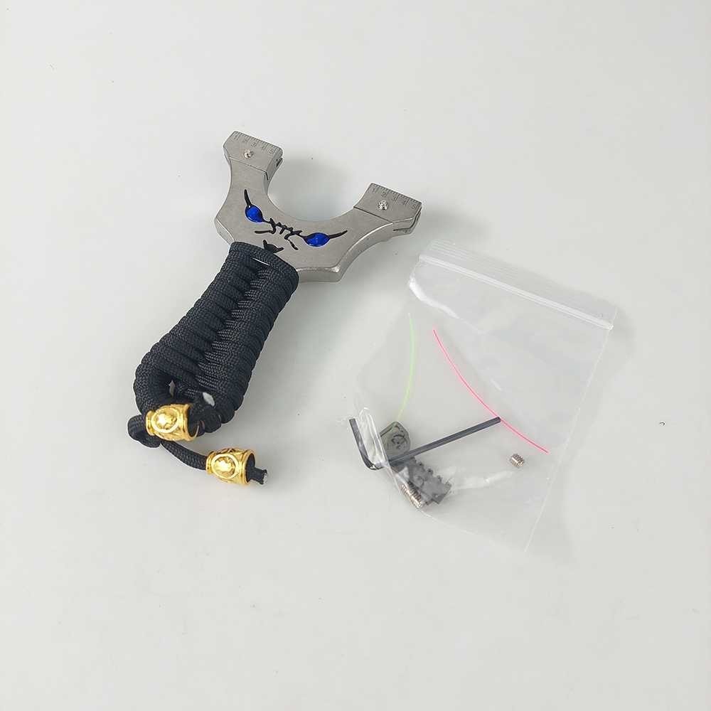 Ketapel Berburu Slingshot Catapult Handheld Stainless Steel Survival / Ketapel Burung Ikan