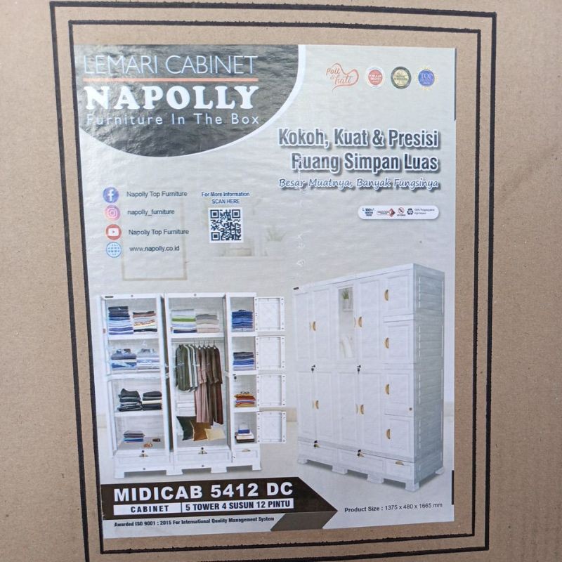 Lemari Plastik Jumbo napolly