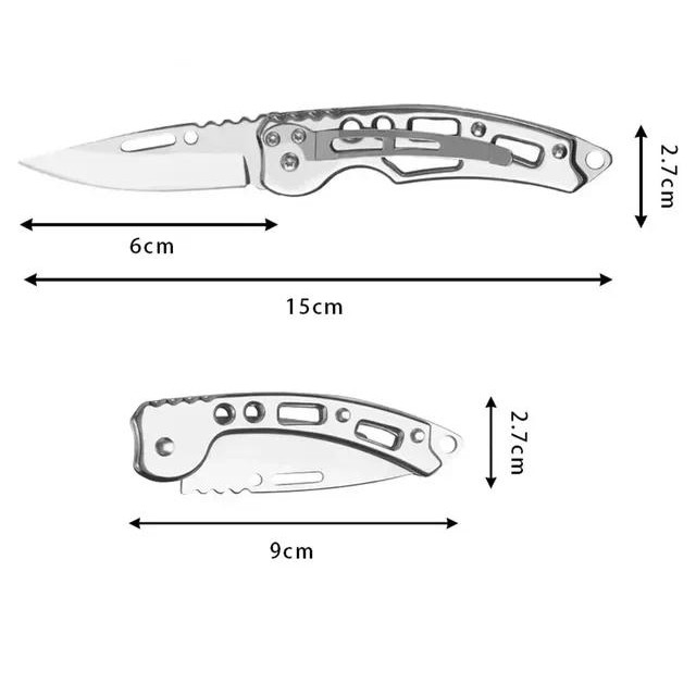 Outdoor Stainless Steel Folding Knife Carrying Knife Mirror Sharp Pocket Knife Fruit Knife Folding K