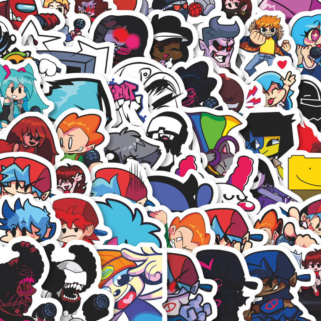 

Stiker Cutting Pack Stiker Kartun Friday Night Funkin' Stiker Isi 100Pcs Series Aesthetic Lucu Keren Untuk Koper Bahan Vynil