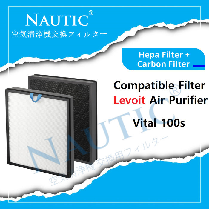 HEPA Filter Air Purifier Levoit Vital 100s Replacement HEPA + CARBON Filter Air Purifier Levoit VITA