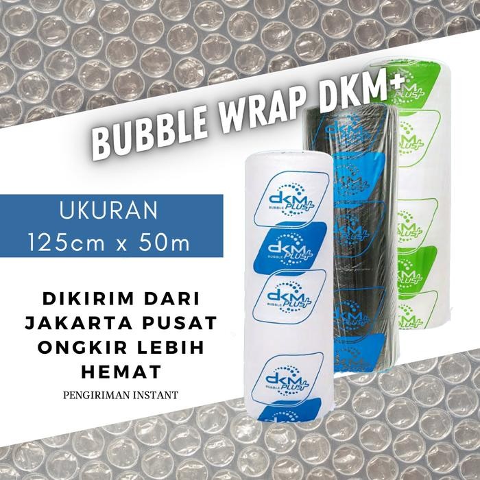 

PLASTIK BUBBLE WRAP DKM+ BENING TEBAL 125 x 50 - BENING TEBAL, 125CM x 50M [terlaris]