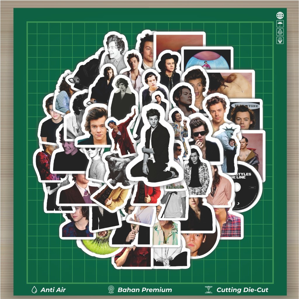

HOT 50 PCS STIKER Stiker Harry Styles Stiker Dekorasi Lucu Kreatif untuk Notebook, Skateboard, HP