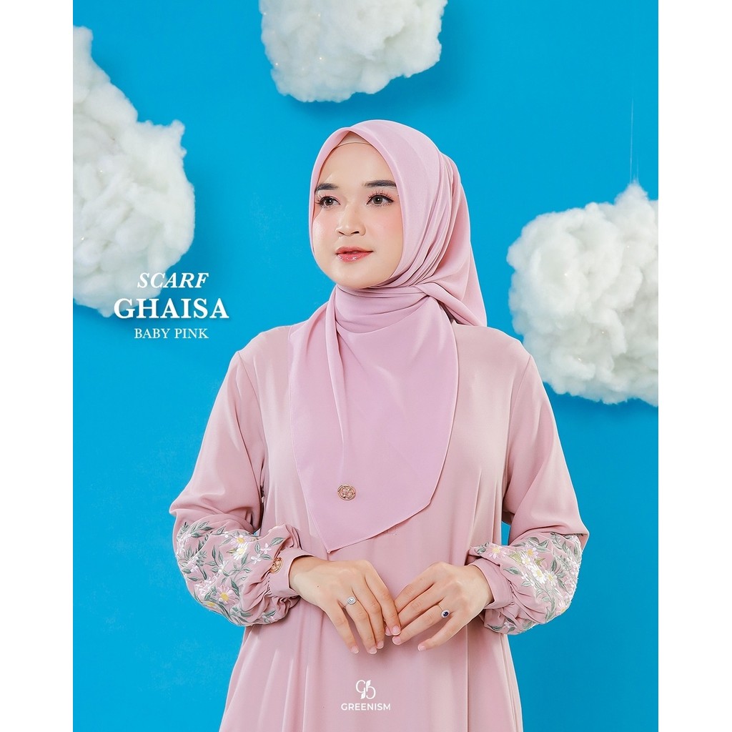 GREENISM | GHAISA HIJAB I READY STOCK