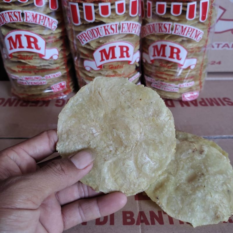 

Emping melinjo Jumbo Rasa MANIS // 500g