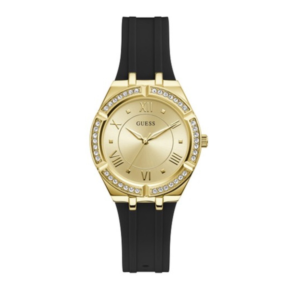 Jam Tangan Wanita chronograph desain GW0034L1 GW0034L2 GW0034L3 GW0034L4  rubber look like guess