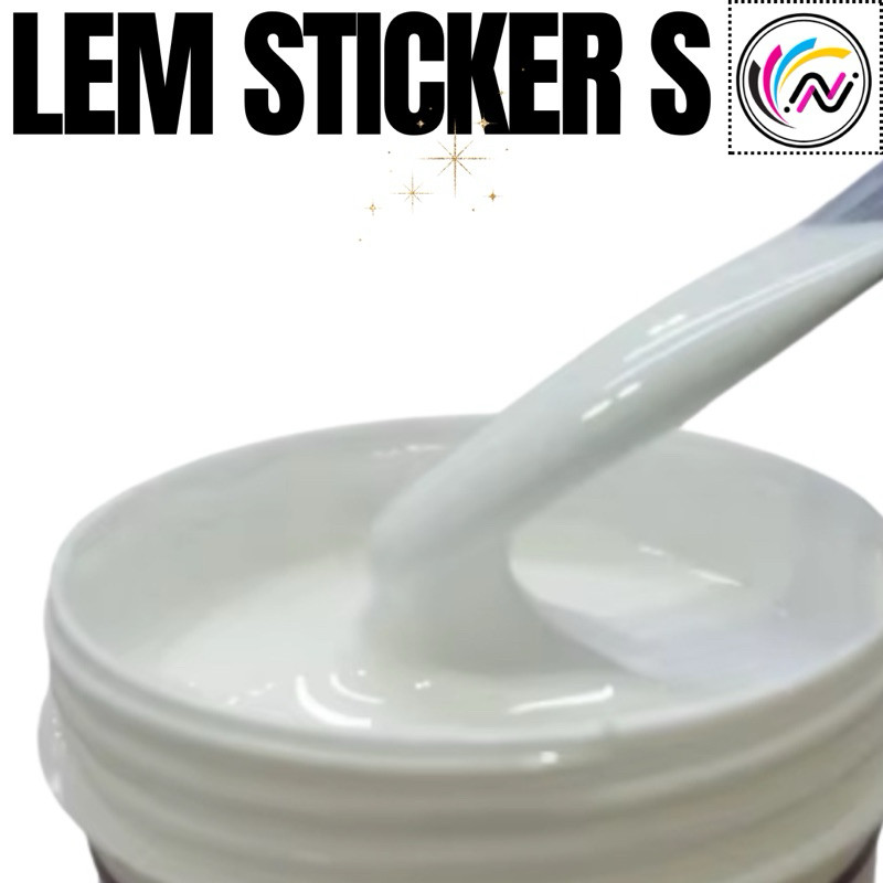 

1KG LEM STICKER SUPER untuk SablonCO