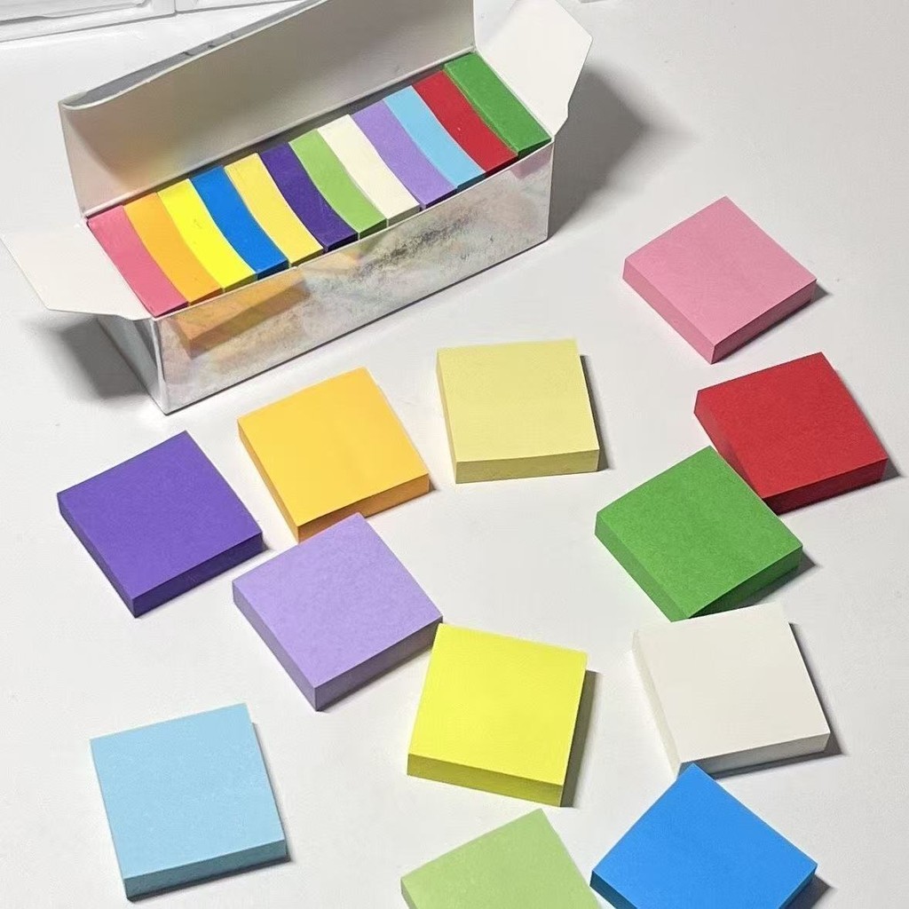 

Sticky Notes Lucu Unik Aesthetic Mini 38x38mm / Notes Tempel Kotak Warna-Warni / Untuk Buku Planner Perlengkapan Sekolah