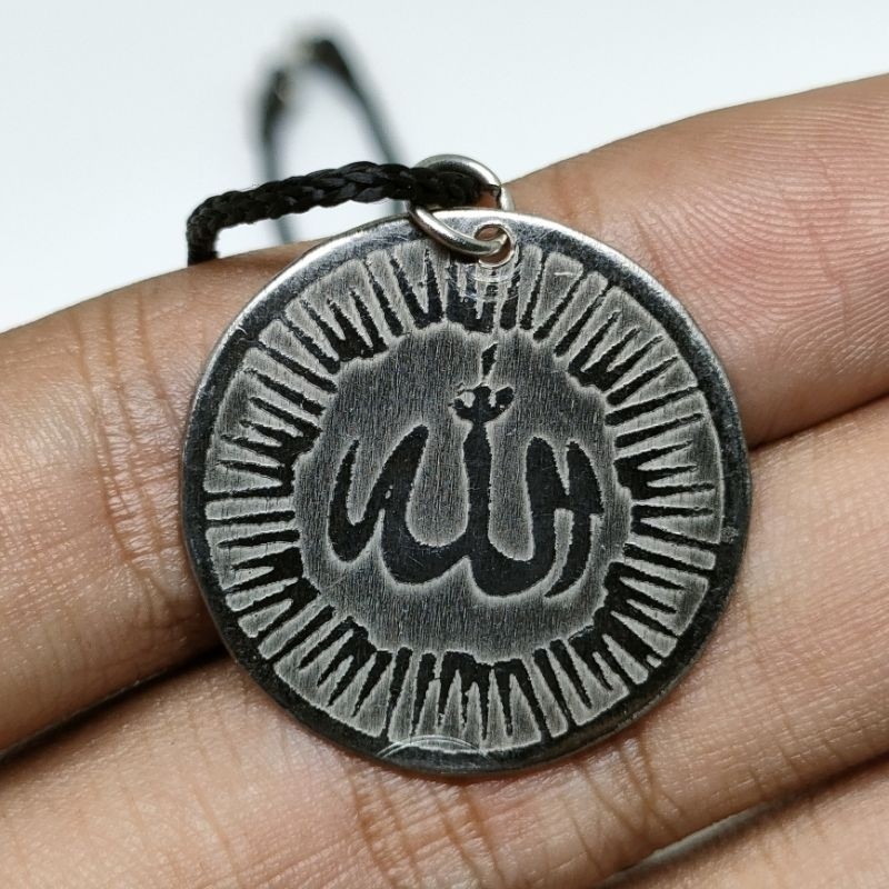 Kalung Liontin Stainless Lafadz Allah & Muhammad