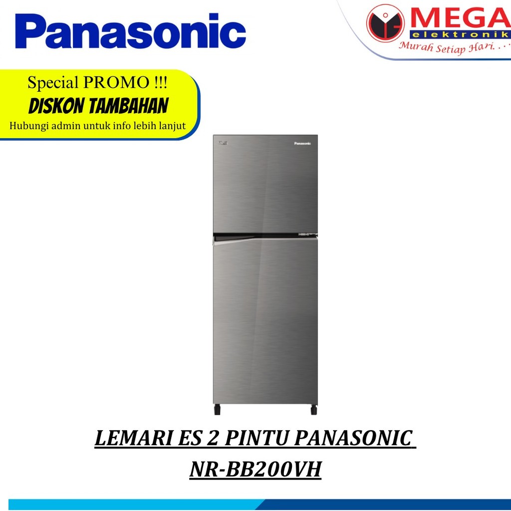 LEMARI ES 2 PINTU PANASONIC  NR-BB200VH