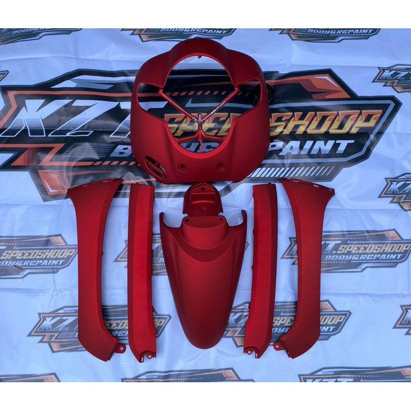 body depan tameng sayap depan SCOOPY fi ESP 2017-2019 donat K-93 warna merah dof