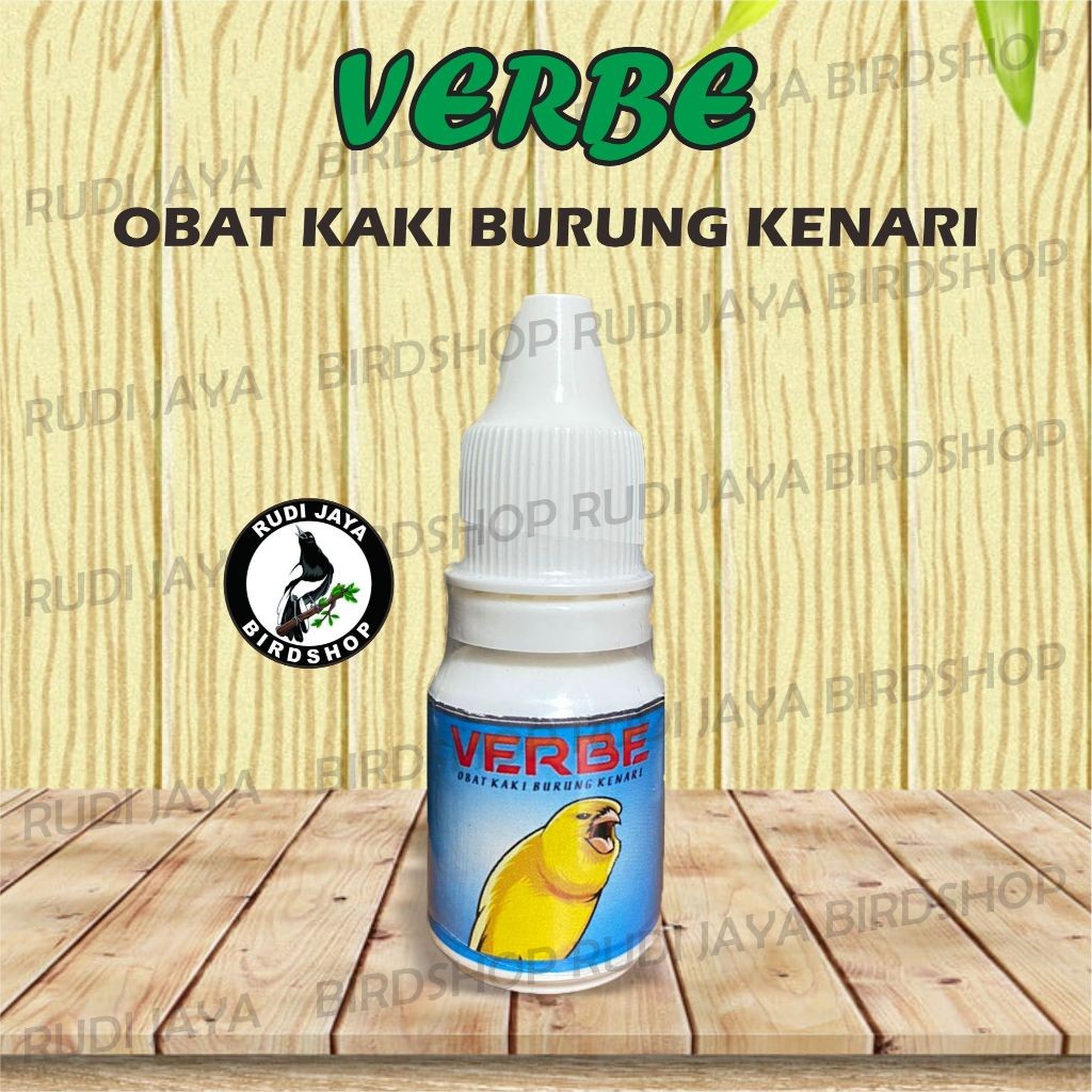 VERBE 1 PCS OBAT KAKI BURUNG KENARI FINCH SAKIT KAKI URAT MERAH BENGKAK BUBUL JAMUR INFEKSI RING