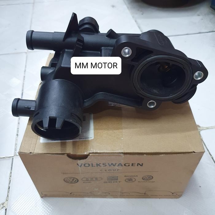 Thermostat Housing VW Polo 6R 1.400 original Volkswagen quality