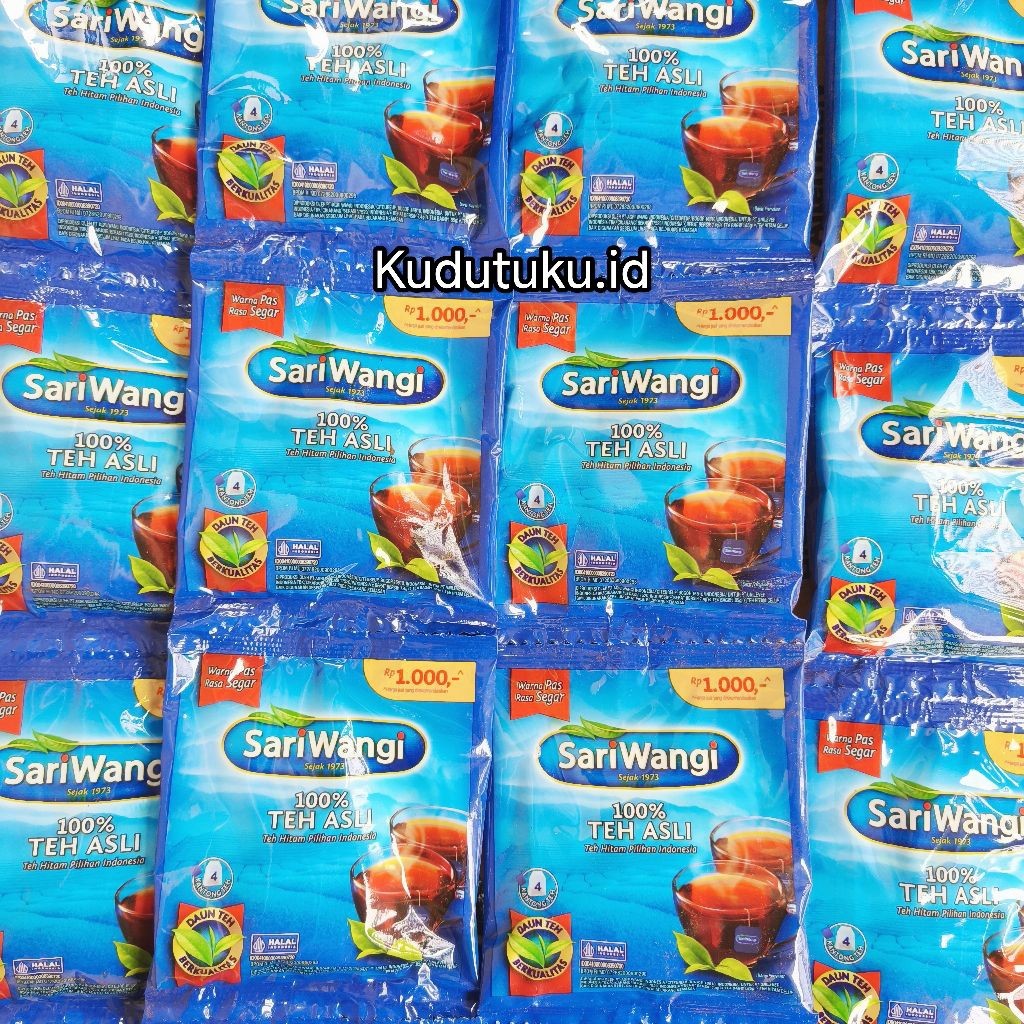 

6 PCS - SARIWANGI TEH SACHET 1 RENCENG 7,4g - TEH SARI WANGI 1 RENCENG