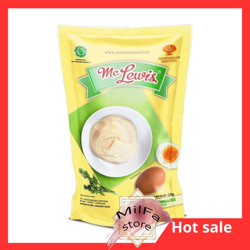 

MF1157 MC LEWIS Mayonaise Sweet Pouch 1 Kg - Mayonaise Manis
