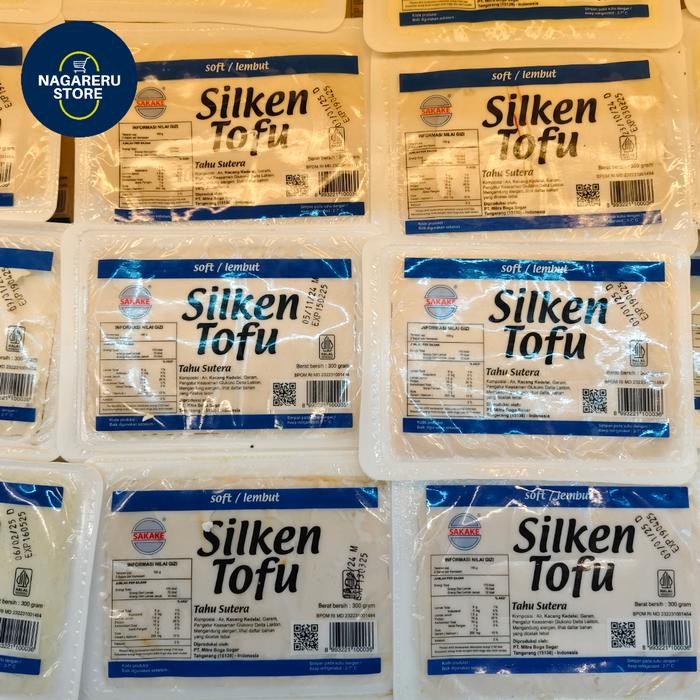 

Sakake silken tofu soft tahu sutra lembut 300gr