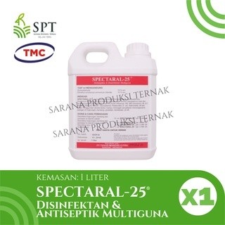 

SPECTARAL 25® 1 LITER DESINFEKTAN MENCEGAH PENYAKIT MULUT DAN KUKU PMK