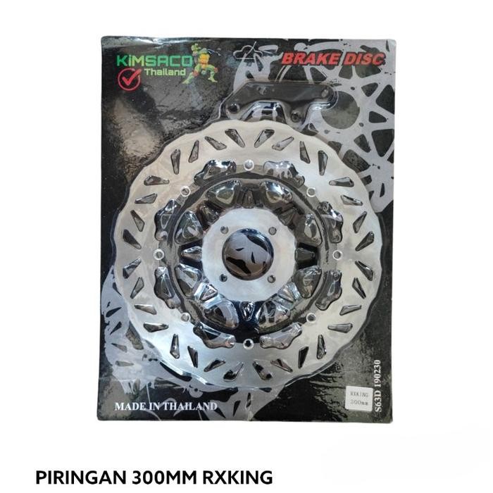 piringan disc cakram lebar rxk RX-King new 300mm model psm model ktc bulat plus breket kaliper stand