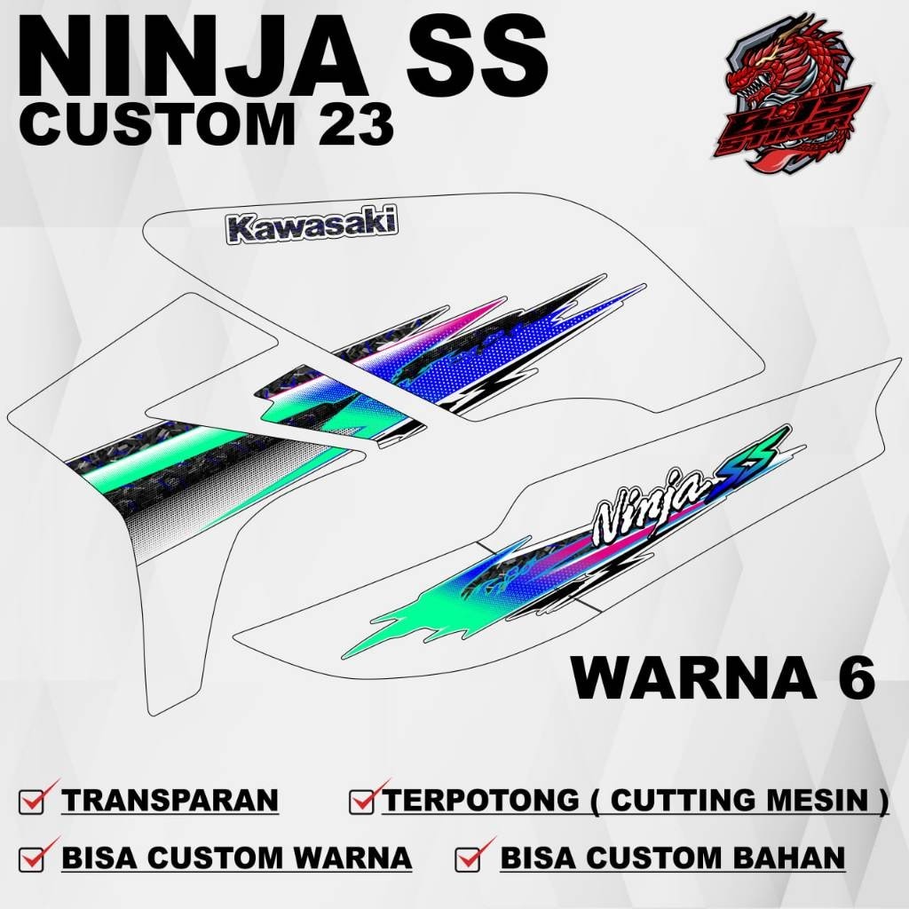 [ COD ] striping ninja ss kawasaki ninja ss custom 23