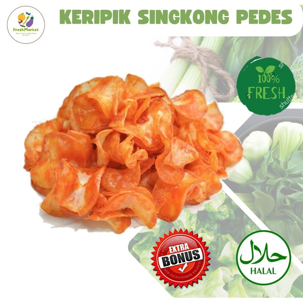 

Keripik Singkong Pedas 250 Gram Sayurinstant