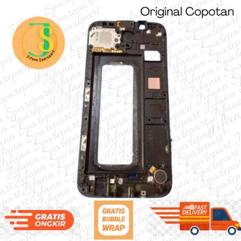 Tatakan Lcd Frame Bezel Full Set Samsung J7 Pro SM J730G Original Copotan