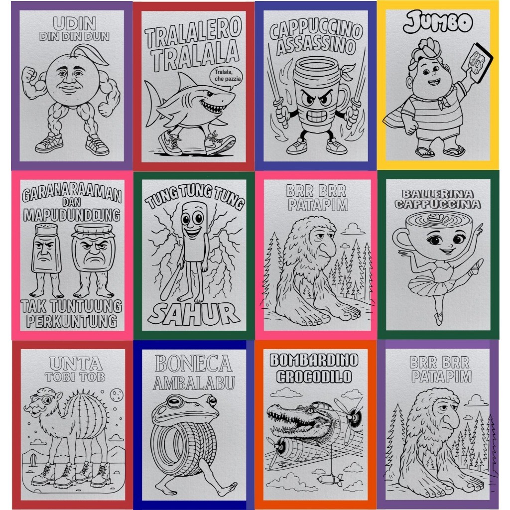

New Styrofoam Lukis paket 50 Gambar Terlaris Best Seller Uk 30x40 termurah Sterofoam MewarnaiPremium
