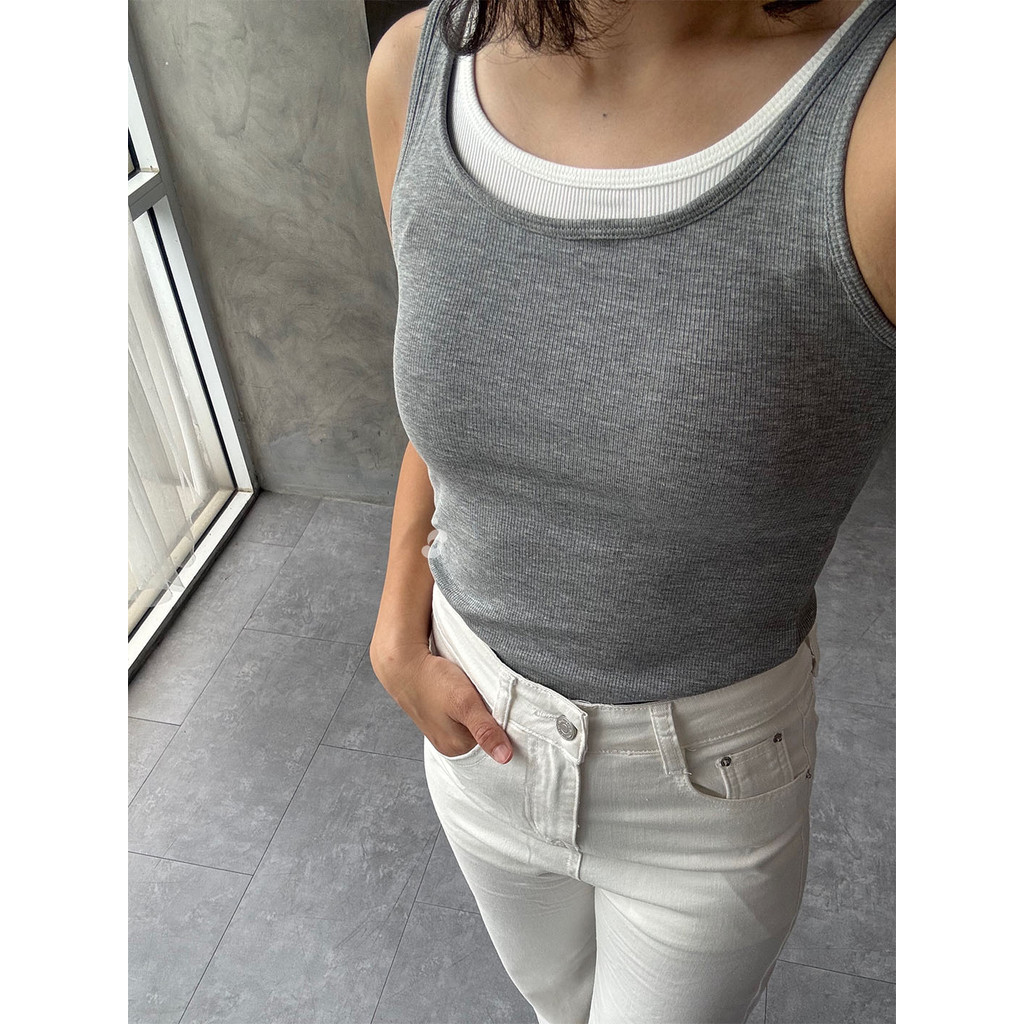 Shenelin Tank Top Wanita Push Bra Premium Gladys Tops