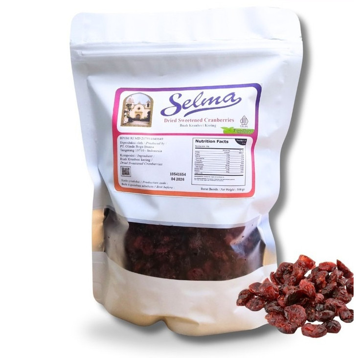 

Graceland Dried Cranberries 500 Gr