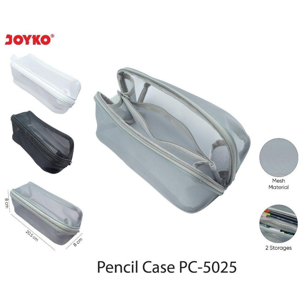 

Joyko pencil case big capacity /kotak pensil estetik kapasitas besar PC-5025